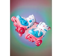 Набор роликовых коньков Saimaa WH-RSS Liberty розово-голубой, размер M (31-34) WH-RSS-1