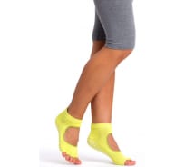 Противоскользящие носки для занятий йогой BRADEX, с открытыми пальцами и подъемом, SF 0276