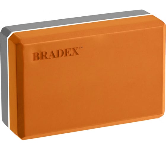 Блок для йоги BRADEX оранжевый SF 0731 1