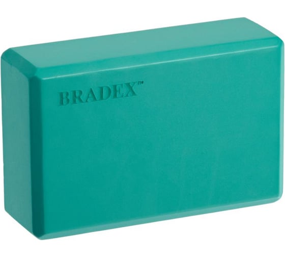 Блок для йоги BRADEX бирюзовый SF 0408 1