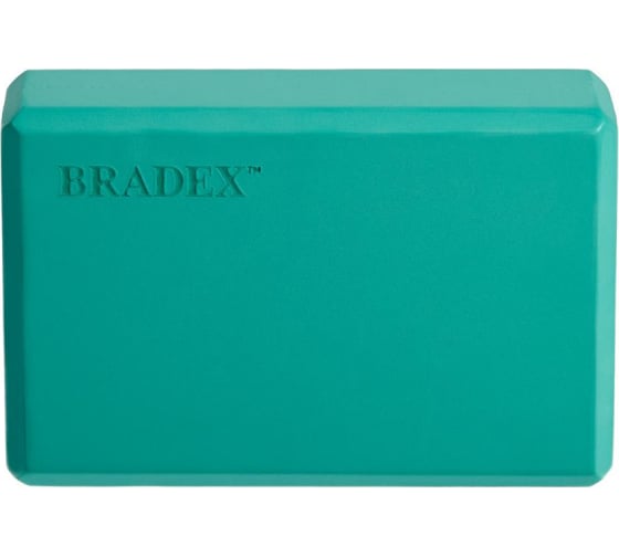Блок для йоги BRADEX бирюзовый SF 0408