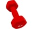 Шестиугольная гантель URM 4 кг, красная B00169 1