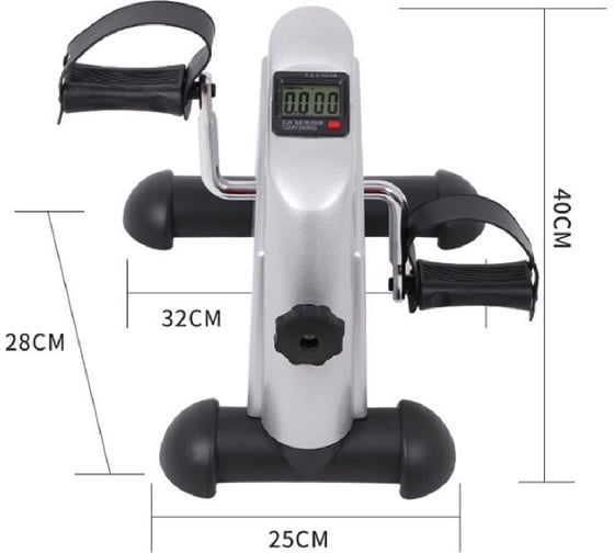 Портативный складной велотренажер URM Bike-Slim с электронным дисплеем B00037