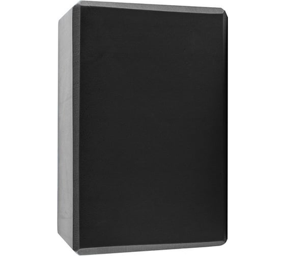 Пенный блок для йоги URM черный, 23х15х7.6 мм B00086