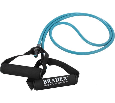 Трубчатый эспандер BRADEX с ручками, нагрузка до 9 кг, синий SF 0233