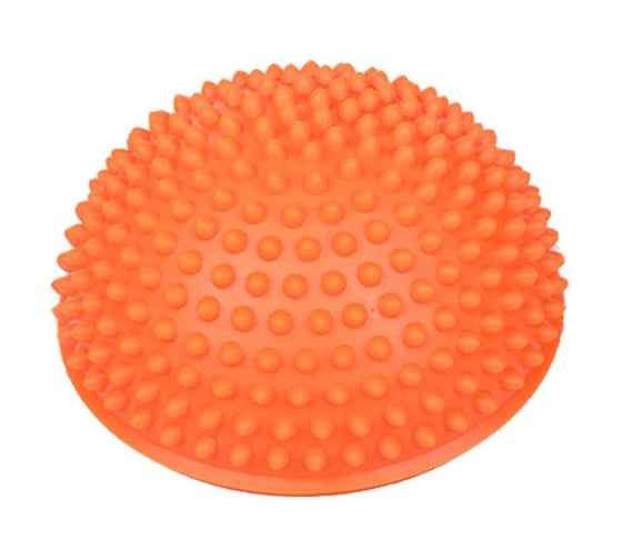 Детская полусфера для массажа ступней URM оранжевая, диаметр 15 см B00075 1