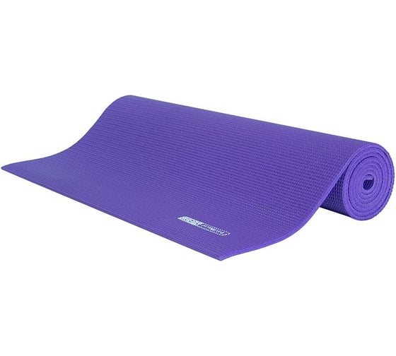 Коврик для йоги Ecos PVC, 173x61x0.6, фиолетовый 006866 1