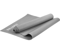 Коврик для йоги и фитнеса BRADEX 190х61х0.5 см, серый с переноской SF 0695