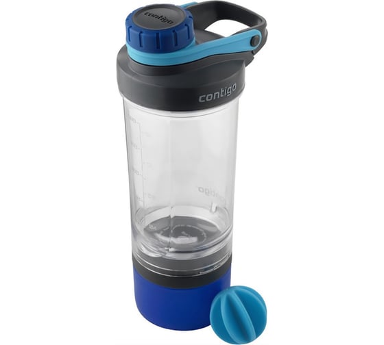 Шейкер Contigo Shake & Go 0.65 л, голубой contigo0649