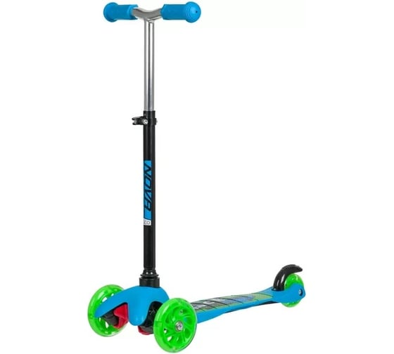 Детский самокат-кикборд NOVATRACK Disco-kids Basic 120H.DISCOKIDS.SGBL20
