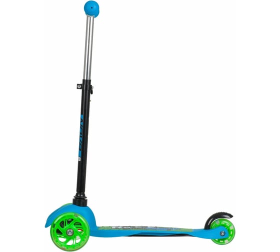 Детский самокат-кикборд NOVATRACK Disco-kids Basic 120H.DISCOKIDS.SGBL20