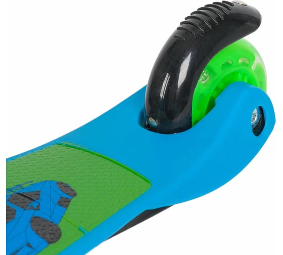 Детский самокат-кикборд NOVATRACK Disco-kids Basic 120H.DISCOKIDS.SGBL20