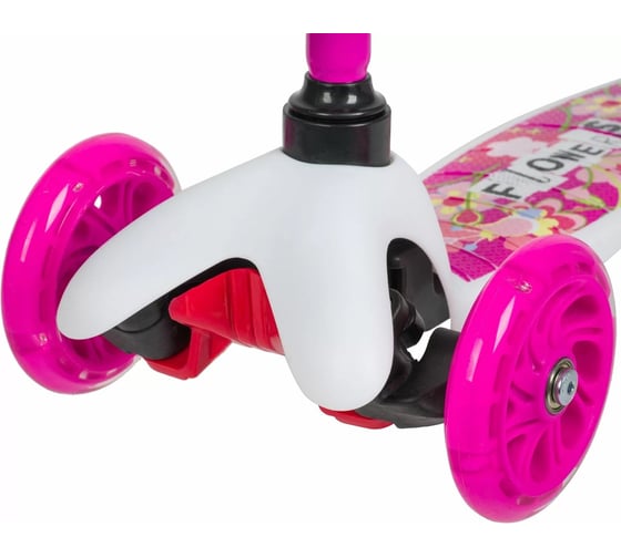 Детский самокат-кикборд NOVATRACK Disco-kids Basic 120H.DISCOKIDS.SWPN20