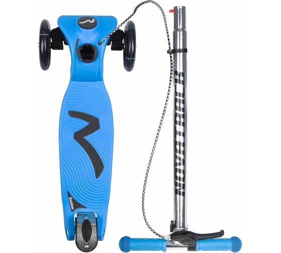 Подростковый самокат-кикборд NOVATRACK RainBow 120B.RAINBOW.BL8