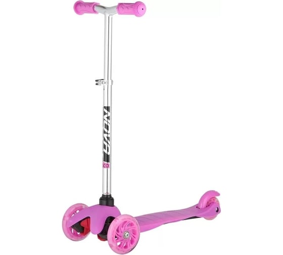 Детский самокат-кикборд NOVATRACK Disco-kids Basic 120H.DISCOKIDS.PN20