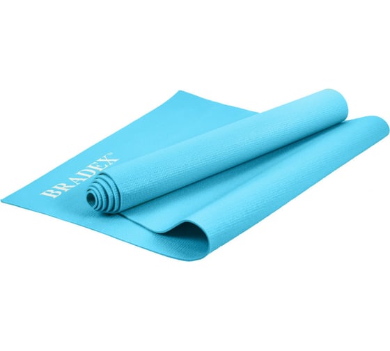 Коврик для йоги и фитнеса BRADEX 190х61х0,3 см, бирюзовый SF 0680 1
