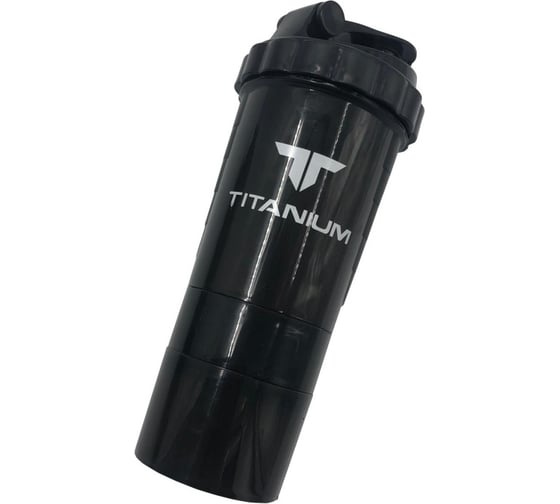 Шейкер BRADEX TITANIUM 0,5 л, черный SF 0531 1
