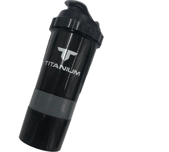 Шейкер BRADEX TITANIUM 0,5 л, серый SF 0530 1