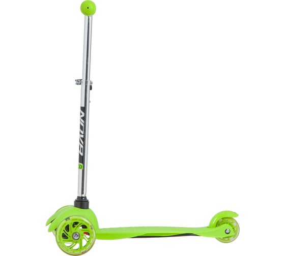 Детский самокат-кикборд NOVATRACK Disco-kids Basic 120H.DISCOKIDS.GN20