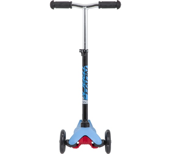 Детский самокат-кикборд NOVATRACK Disco-kids Basic 120H.DISCOKIDS.BBL20
