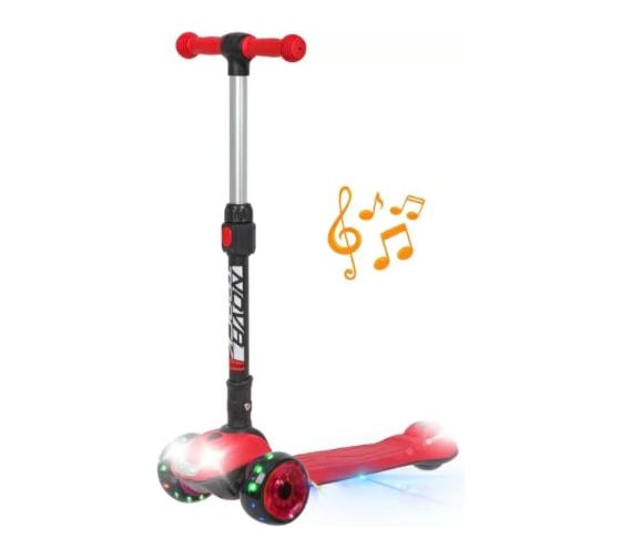 Подростковый самокат-кикборд NOVATRACK RainBow 120CBP.RAINBOW.RD20