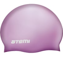 Шапочка для плавания ATEMI силикон, сиреневая DC504 00-00002566