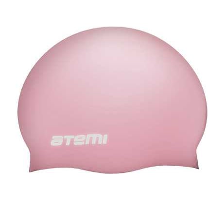 Шапочка для плавания ATEMI силикон, розовая SC105 00000023871