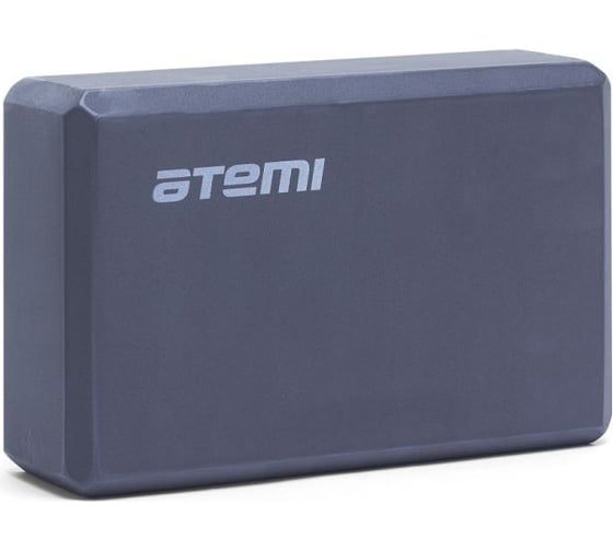 Блок для йоги ATEMI AYB01GY, 225х145х75, серый 00000131349