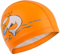 Детская шапочка для плавания ONLITOP нейлон, цвет оранжевый 3791413
