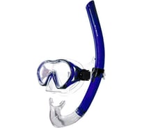Детский набор для плавания ATEMI маска + трубка, синий 24100 00000089309