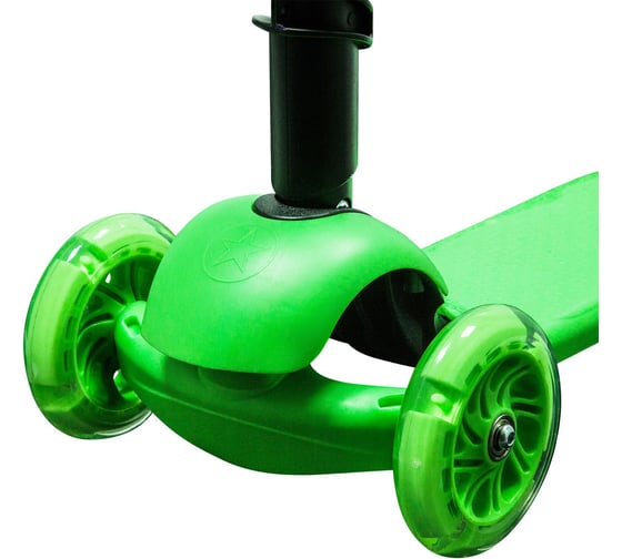 Детский самокат-кикборд NOVATRACK Disco-kids 120S.DISCOKIDS.GN7