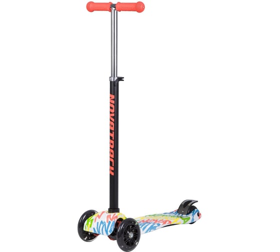Подростковый самокат-кикборд NOVATRACK RainBow 120RAINBOW.WPN8