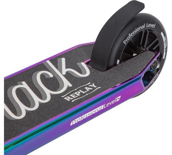 Трюковый самокат NOVATRACK  REPLAY 110 PRO PL 110A.REPLAY.1NCBK20