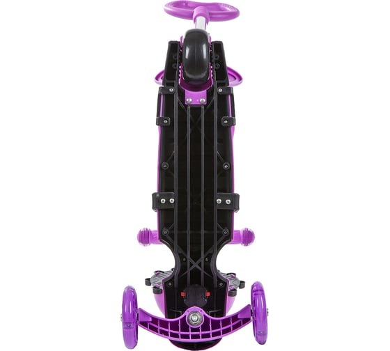 Самокат-кикборд NOVATRACK, фиолетовый 120SB.DISCOKIDS.VL9