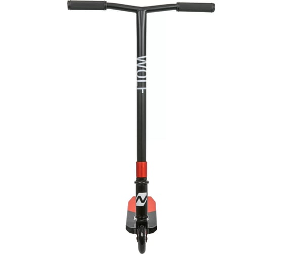Трюковый самокат NOVATRACK WOLF EL, PU 100A.WOLF.BRD20