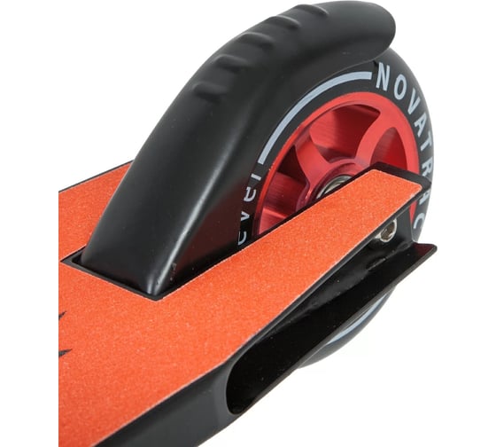 Трюковый самокат NOVATRACK WOLF EL, PU 100A.WOLF.BRD20
