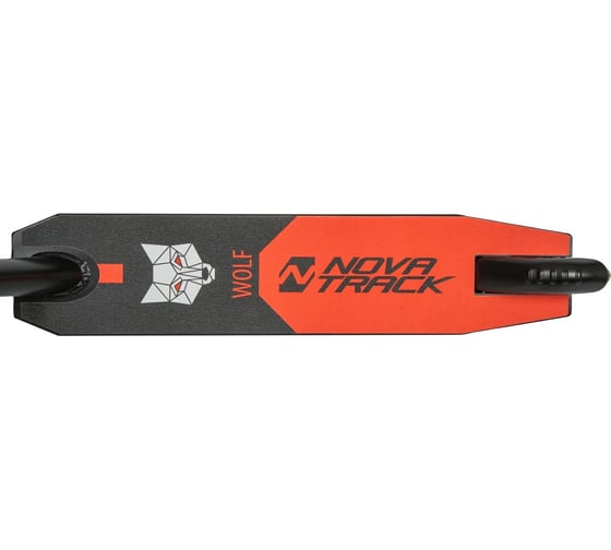 Трюковый самокат NOVATRACK WOLF EL, PU 100A.WOLF.BRD20