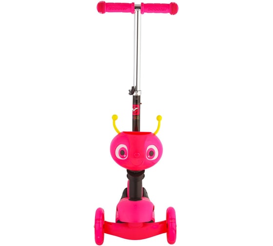 Детский самокат-кикборд NOVATRACK Disco-kids 120S.DISCOKIDS.PN7