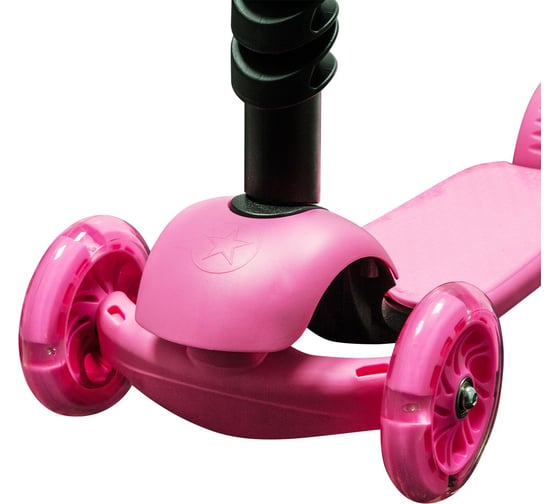 Детский самокат-кикборд NOVATRACK Disco-kids 120S.DISCOKIDS.PN7