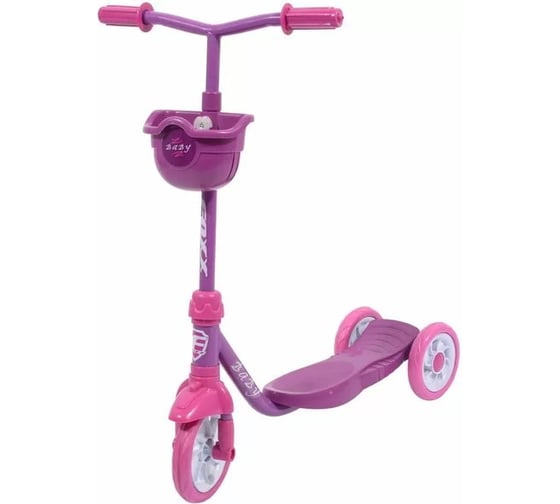 Городской самокат FOXX Baby с пластиковой платформой и EVA колесами, 115мм 115BABY.PN7 1