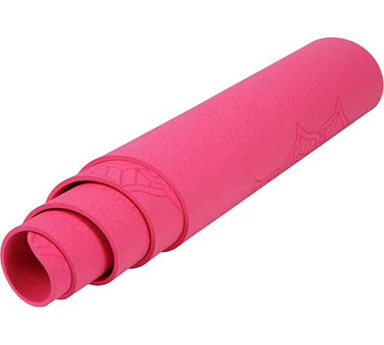 Коврик для йоги и фитнеса SILAPRO TPE, 183x61x0,6см цвет в ассортименте 191-052