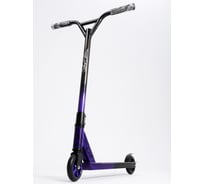 Самокат для выполнения трюков Saimaa Twist диаметр колес 110 мм, черно-фиолетовый M-7G2-3