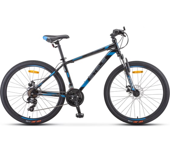Велосипед STELS Navigator-500 MD 26" F010, размер рамы 20", чёрный/синий LU080642