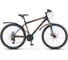 Велосипед STELS Navigator-620 MD 26" V010, размер рамы 17", чёрный/синий/оранжевый LU074394 1