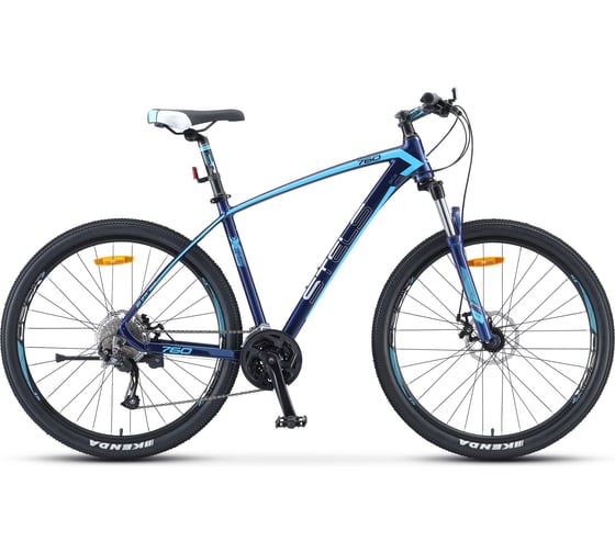 Велосипед STELS Navigator-760 MD 27.5" V010, размер рамы 19", тёмно-синий LU082670