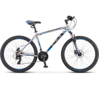 Велосипед STELS Navigator-500 D 26" F010, размер рамы 20", серый/синий LU084376
