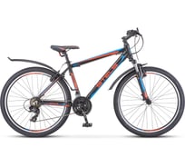 Велосипед STELS Navigator-620 V 26" V010, размер рамы 19", чёрный/красный/синий LU074398
