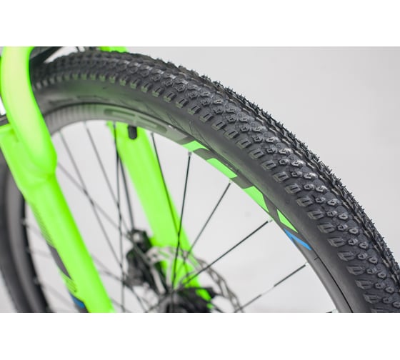 Велосипед STELS Navigator-450 MD 24" V020, размер рамы 13", чёрный/зелёный LU079443