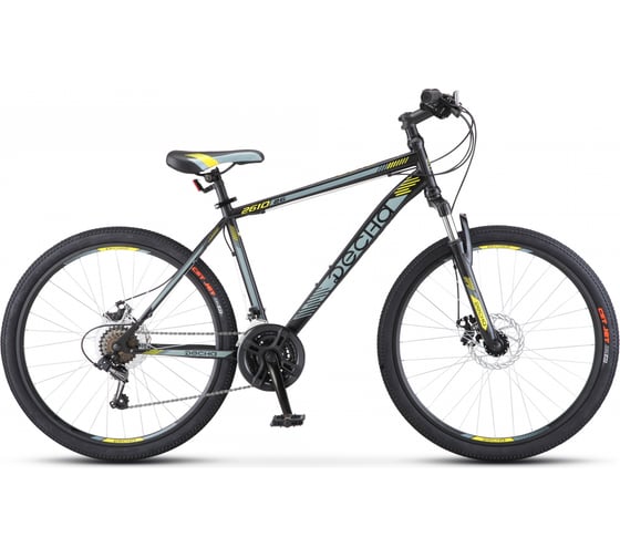 Велосипед ДЕСНА 2610 MD 26" V010, рама 16", чёрный-серый, 2018 LU075797