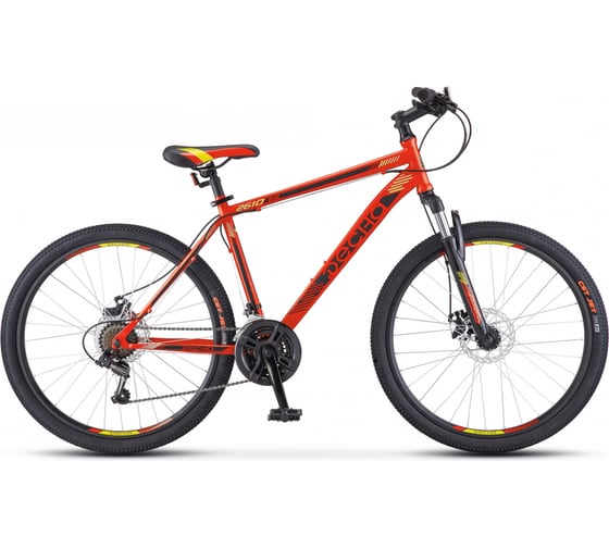 Велосипед ДЕСНА 2610 MD 26" V010, рама 18", красный-чёрный, 2018 LU075798